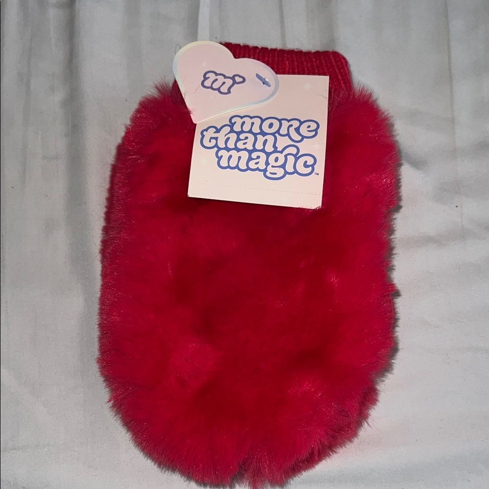 More Than Magic Vibrant Red Fuzzy Accessory